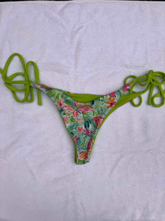 Butterfly and Lime Green Reversible Hendry Bottoms