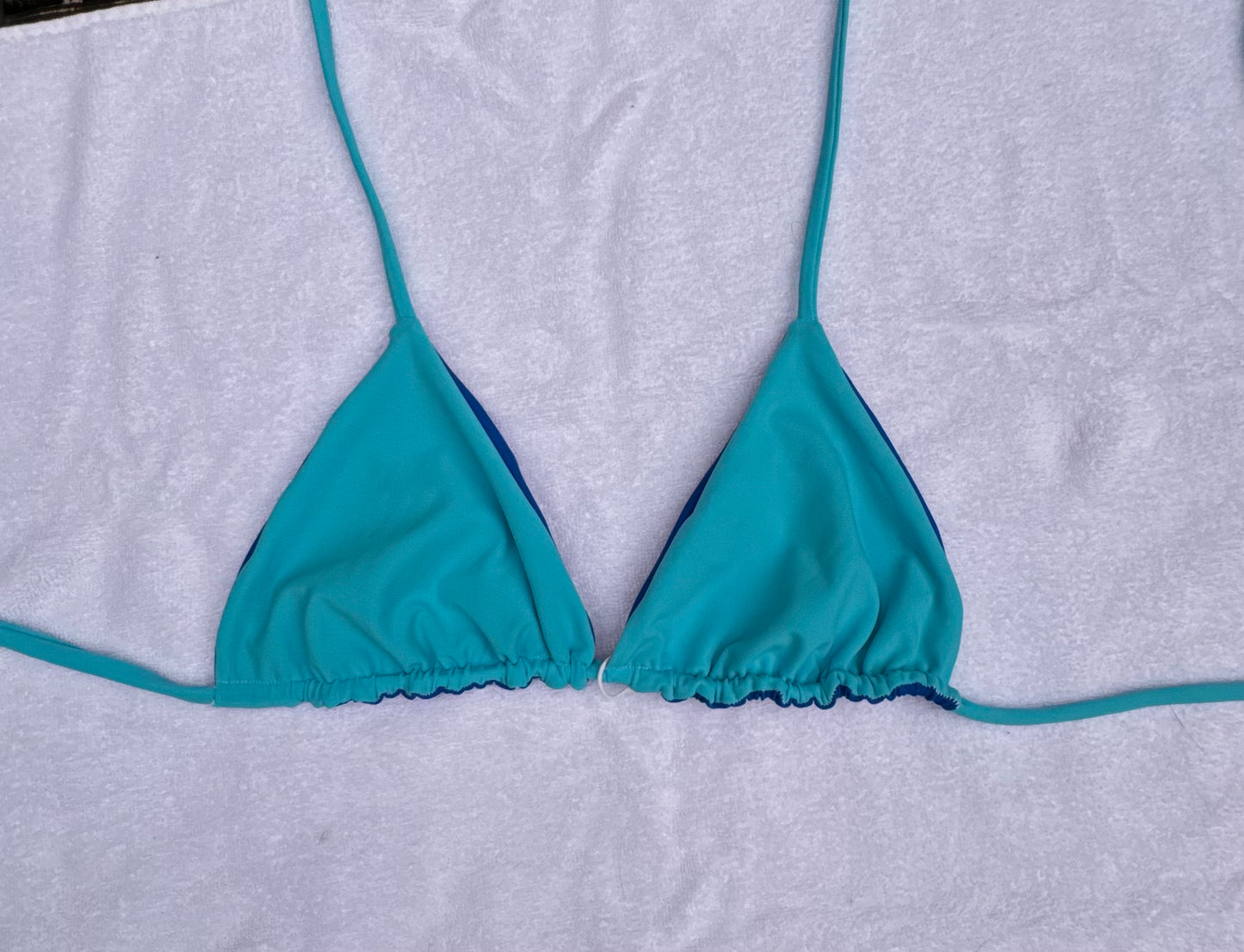 Ocean blue and Turquoise Splash Mesa Top