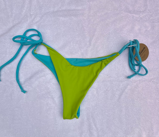 Lime Green and Turquoise splash Hendry Bottoms